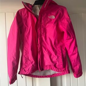 The North Face Women's Bright Pink Raincoat